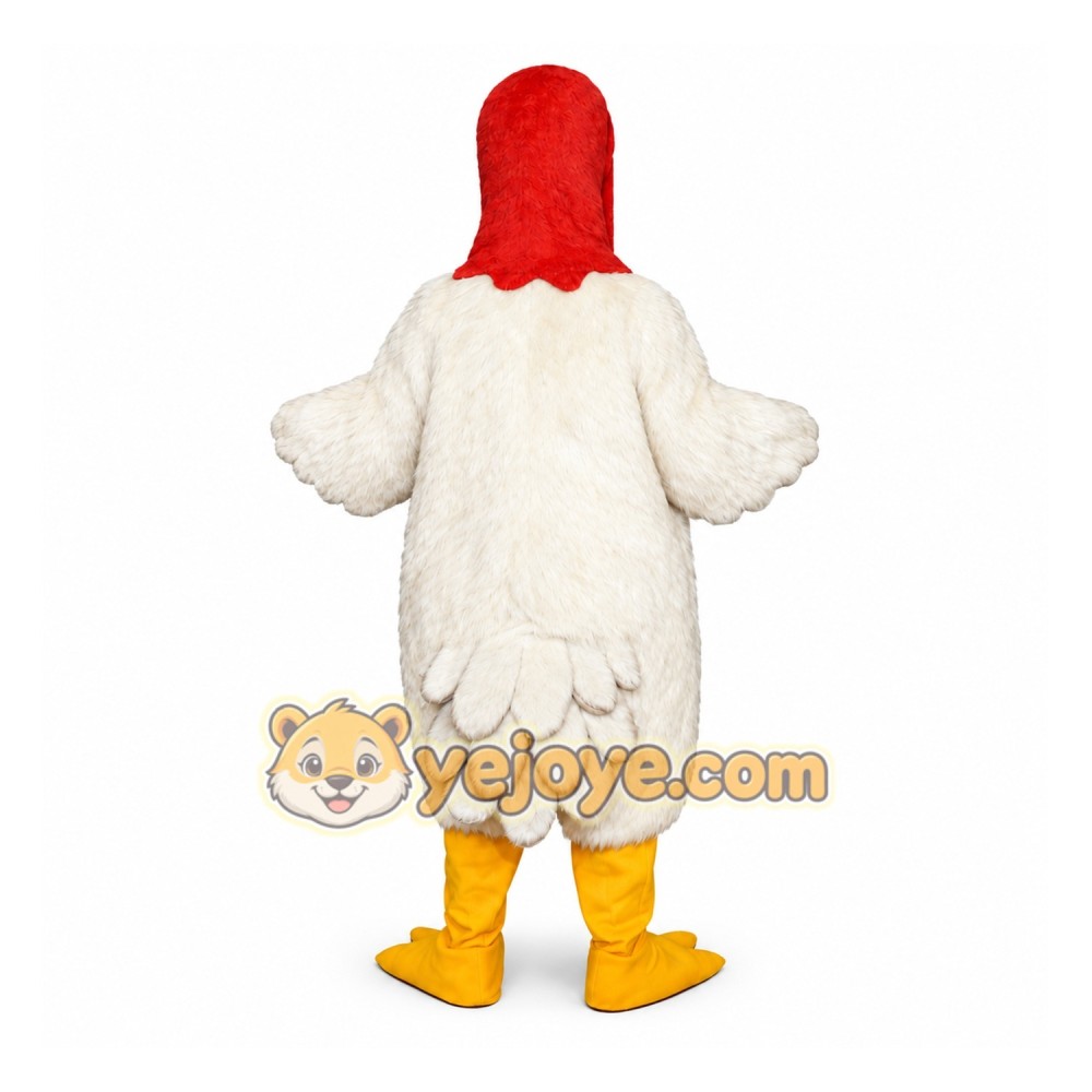 White Chicken Mascot Costume Adult White Chicken Mascot Costume Adult