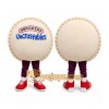 Round Sandwich Mascot Costume Adult