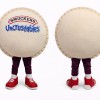 Round Sandwich Mascot Costume Adult