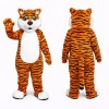 Orange Tiger Mascot Costume Adult