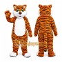 Orange Tiger Mascot Costume Adult