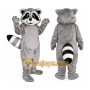Gray Raccoon Mascot Costume Adult