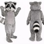 Gray Raccoon Mascot Costume Adult
