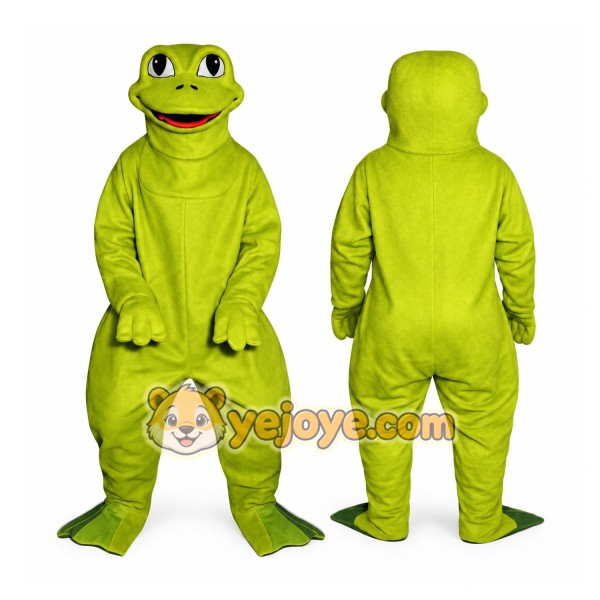 Green Frog Mascot Costume Adult