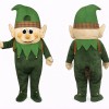 Green Elf Mascot Costume Adult