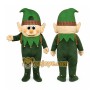 Green Elf Mascot Costume Adult