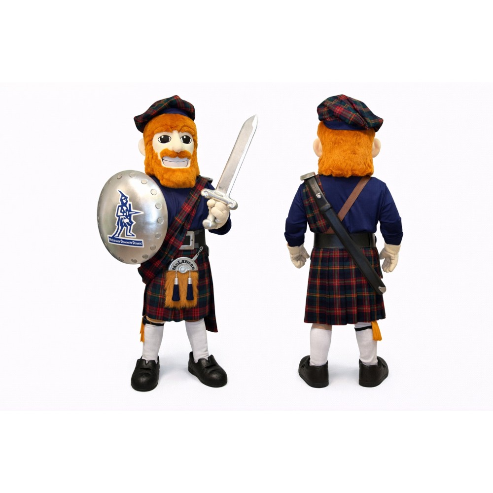 Scottish Warrior Mascot Costume Adult