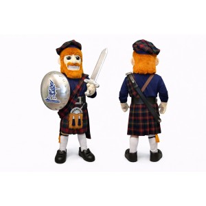 Scottish Warrior Mascot Costume Adult