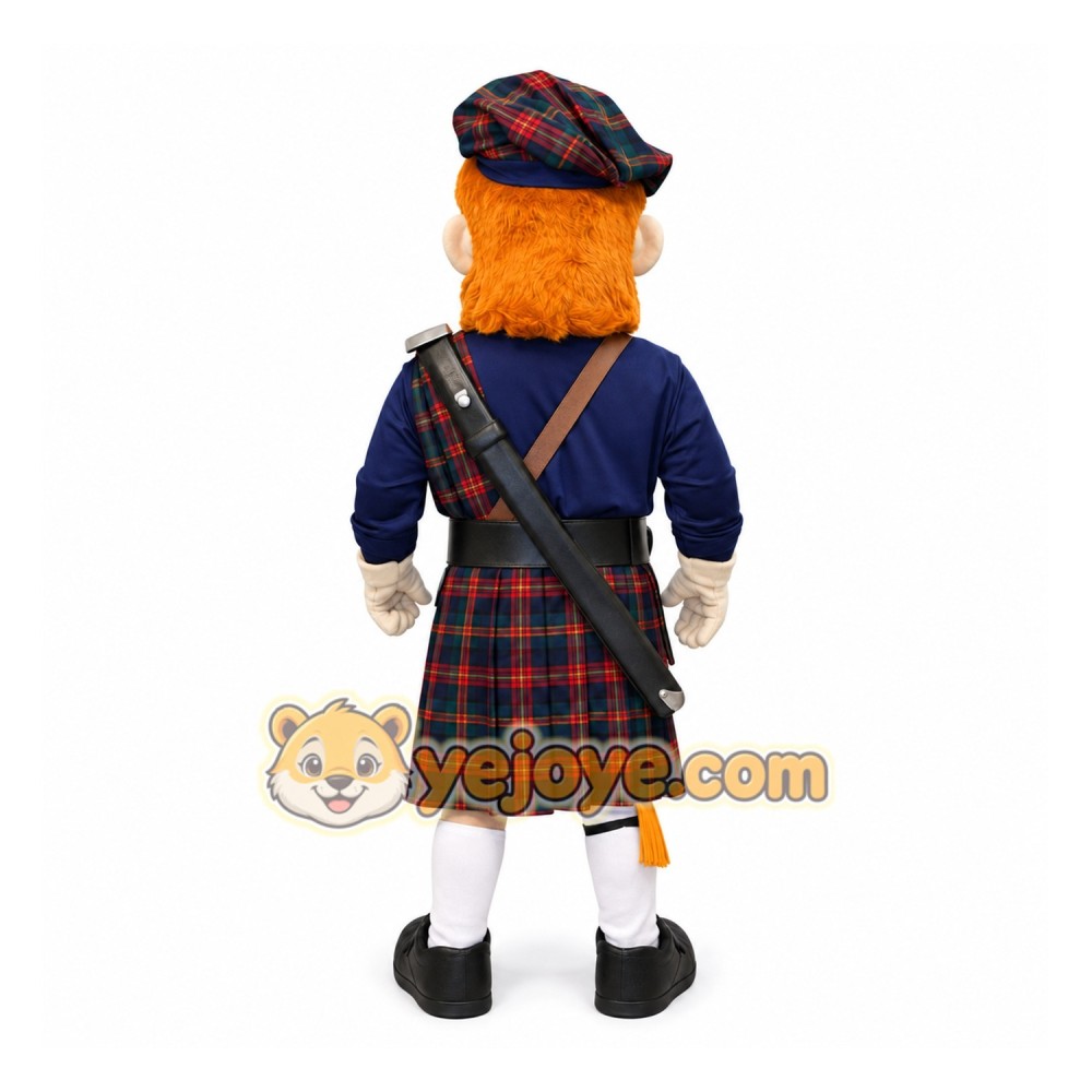 Scottish Warrior Mascot Costume Adult