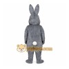 Gray Bunny Mascot Costume Adult