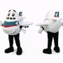 Cartoon Airplane Mascot Costume Adult
