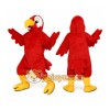 Red Parrot Mascot Costume Adult