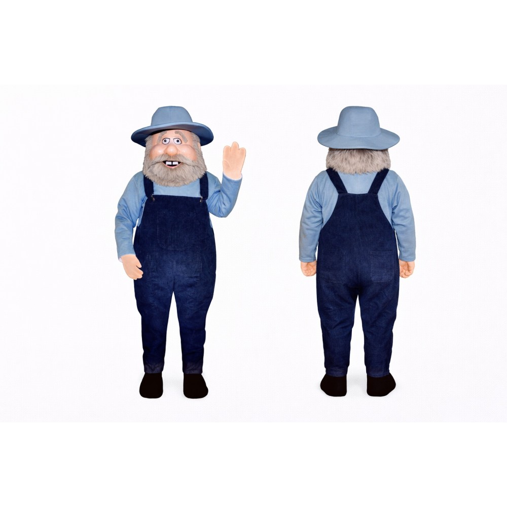 Farmer Mascot Costume Adult