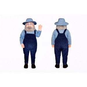 Farmer Mascot Costume Adult