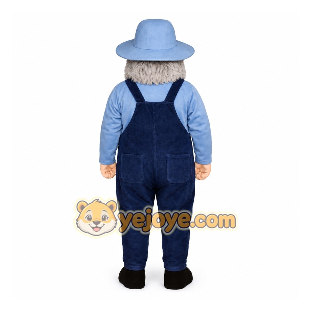 Farmer Mascot Costume Adult