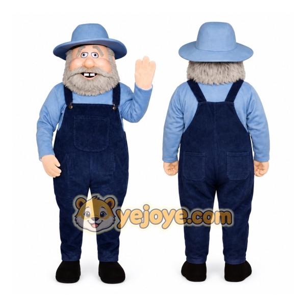 Farmer Mascot Costume Adult
