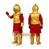 Golden Knight Mascot Costume Adult