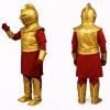 Golden Knight Mascot Costume Adult