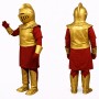 Golden Knight Mascot Costume Adult