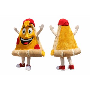 Cheese Pizza Slice Mascot Costume Adult