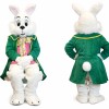 Cute White Bunny Mascot Costume Adult
