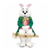 Cute White Bunny Mascot Costume Adult