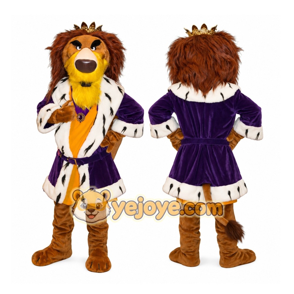 Lion King Mascot Costume Adult Lion King Mascot Costume Adult
