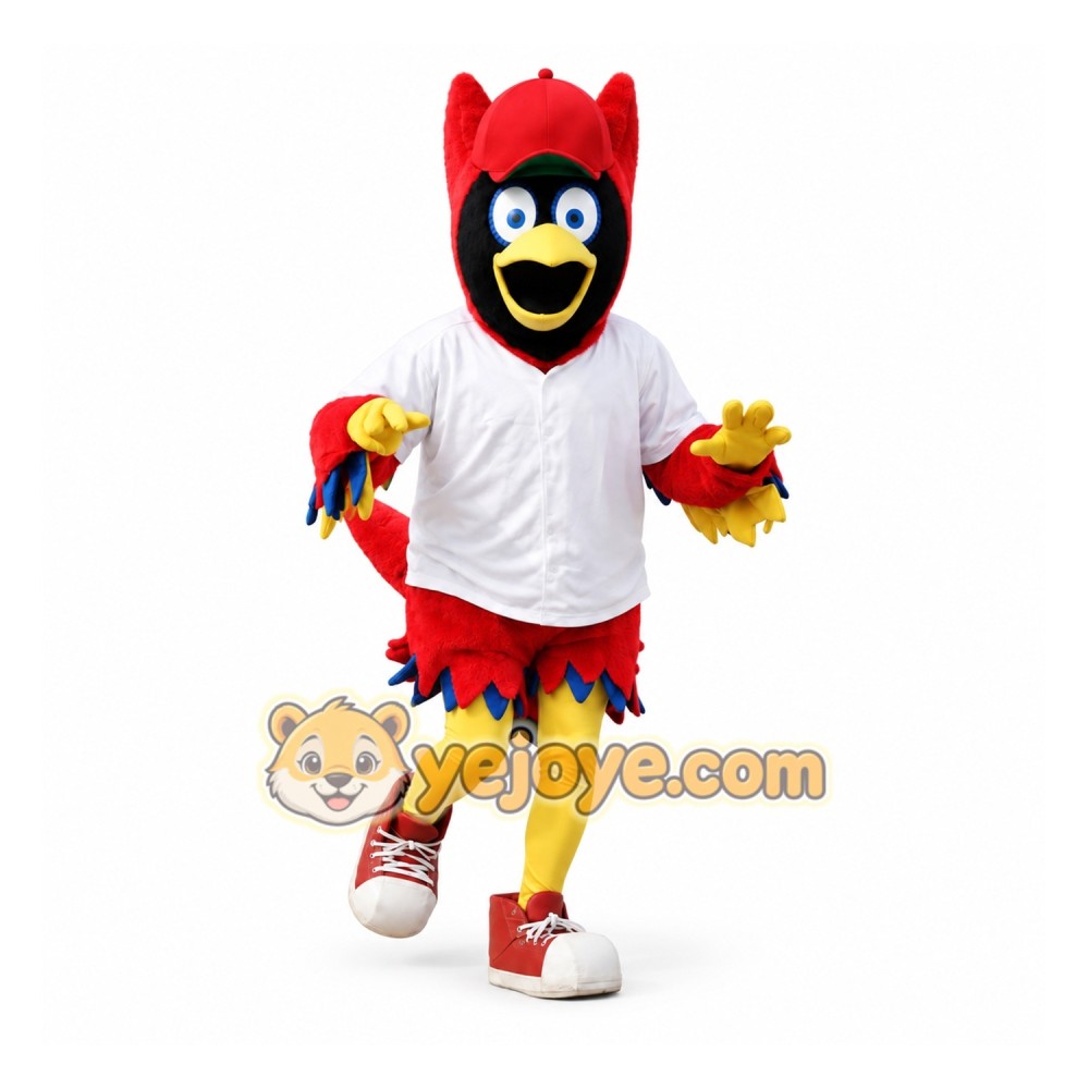 Red Bird Mascot Costume Adult