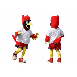 Red Bird Mascot Costume Adult
