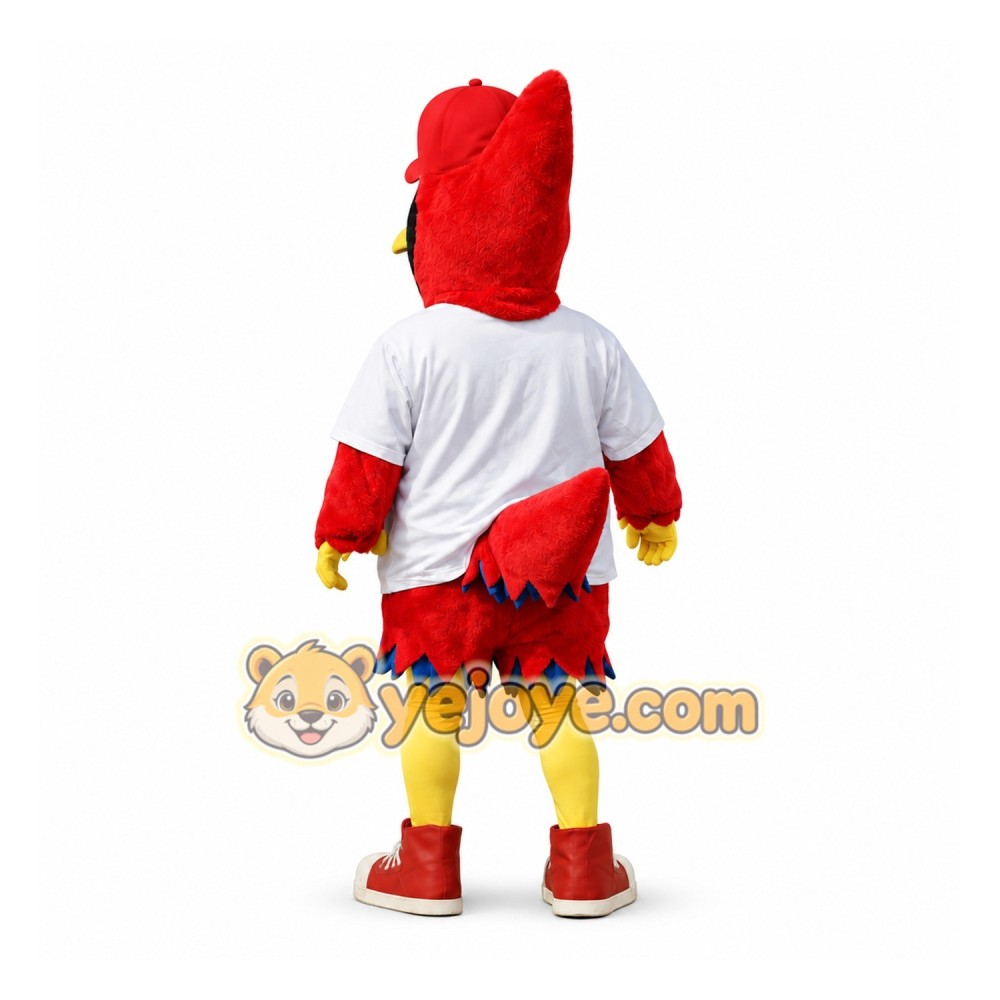 Red Bird Mascot Costume Adult