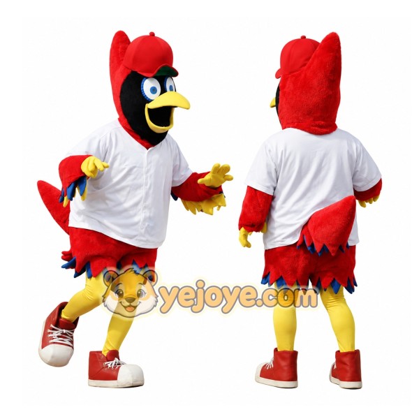 Red Bird Mascot Costume Adult