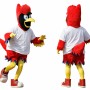 Red Bird Mascot Costume Adult