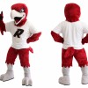 Red Hawk Mascot Costume Adult