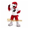 Red Hawk Mascot Costume Adult