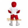 Red Hawk Mascot Costume Adult