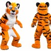Orange Tiger Mascot Costume Adult