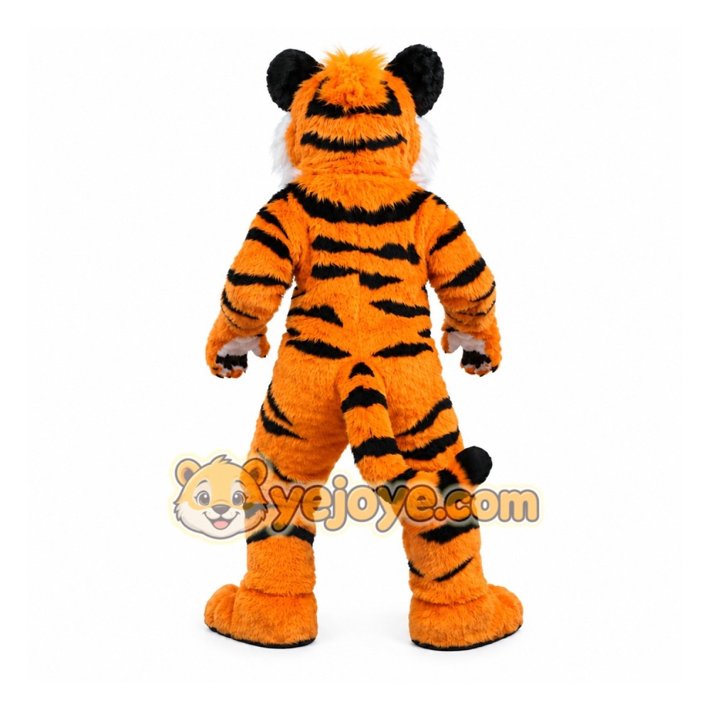 Orange Tiger Mascot Costume Adult Orange Tiger Mascot Costume Adult