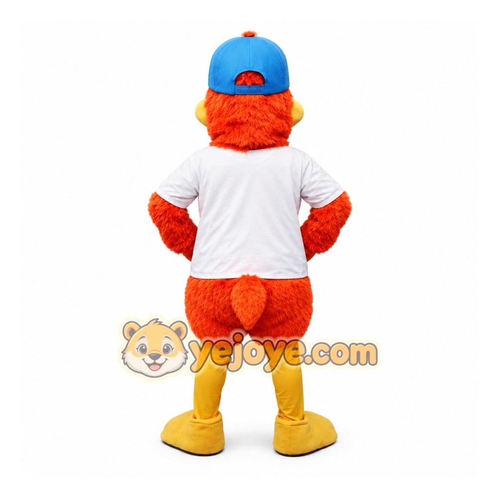 Orange Duck Mascot Costume Adult Orange Duck Mascot Costume Adult