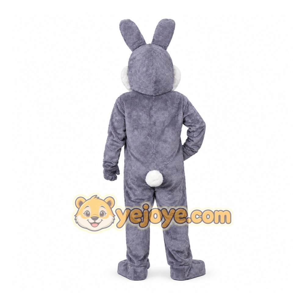 Gray Bunny Mascot Costume Adult Gray Bunny Mascot Costume Adult