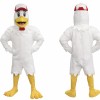 White Chicken Mascot Costume Adult