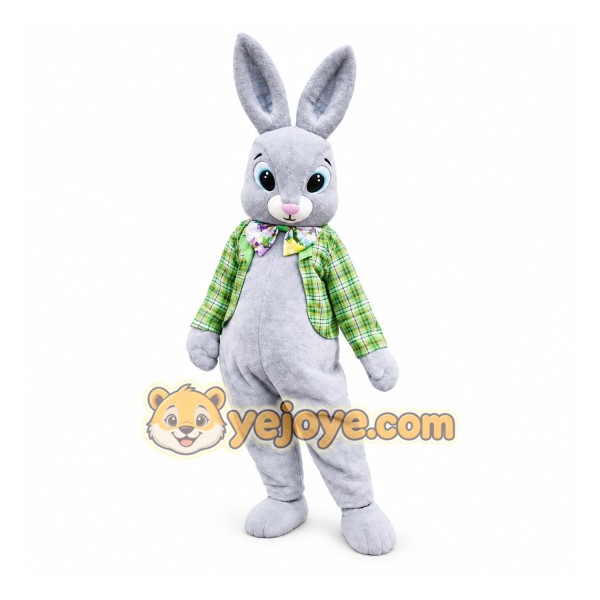Cute Gray Bunny Mascot Costume Adult Cute Gray Bunny Mascot Costume Adult