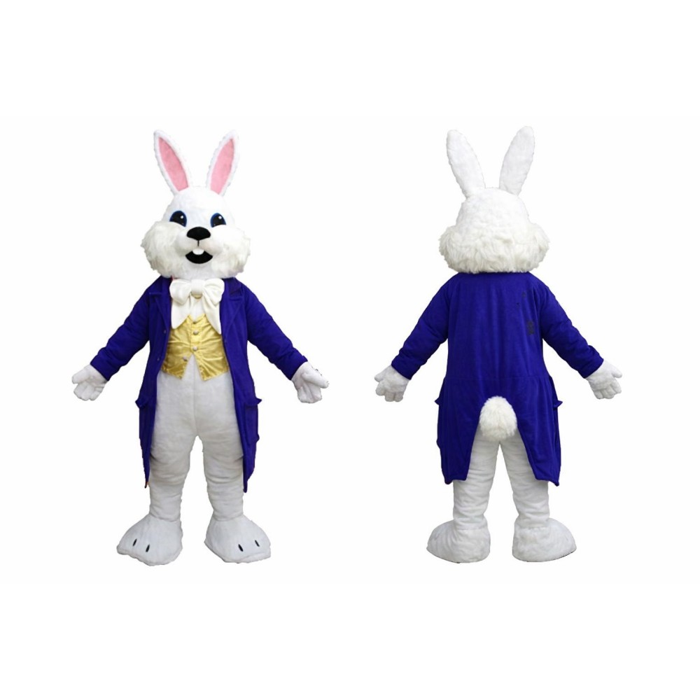 White Rabbit Mascot Costume Adult