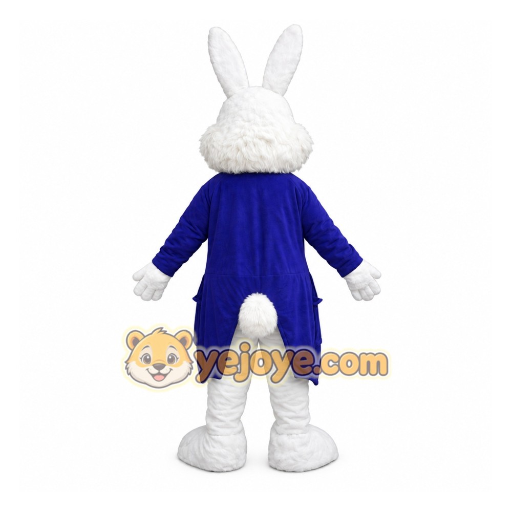 White Rabbit Mascot Costume Adult White Rabbit Mascot Costume Adult