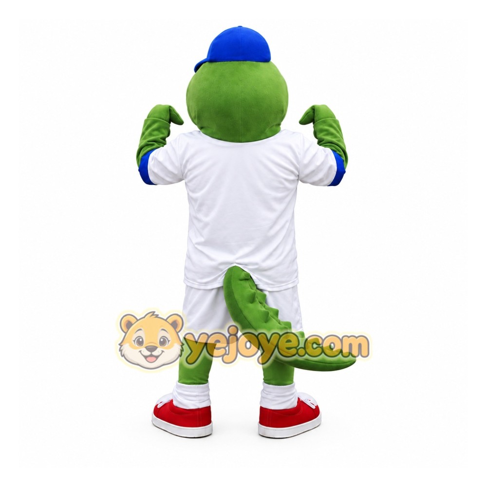 Green Alligator Mascot Costume Adult Green Alligator Mascot Costume Adult