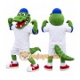 Green Alligator Mascot Costume Adult