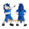 Blue Horse Mascot Costume Adult