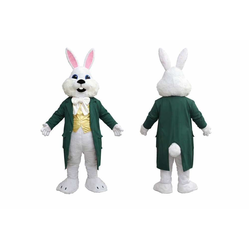 White Rabbit Mascot Costume Adult