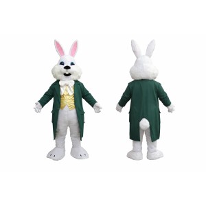 White Rabbit Mascot Costume Adult