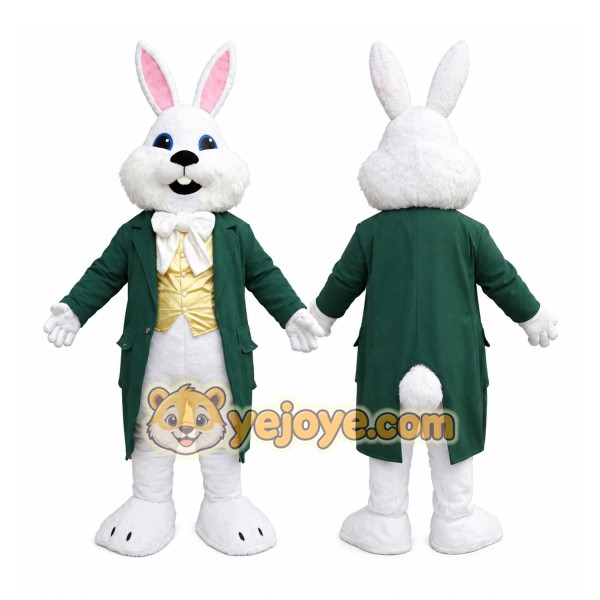 White Rabbit Mascot Costume Adult