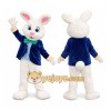 White Bunny Mascot Costume Adult White Bunny Mascot Costume Adult